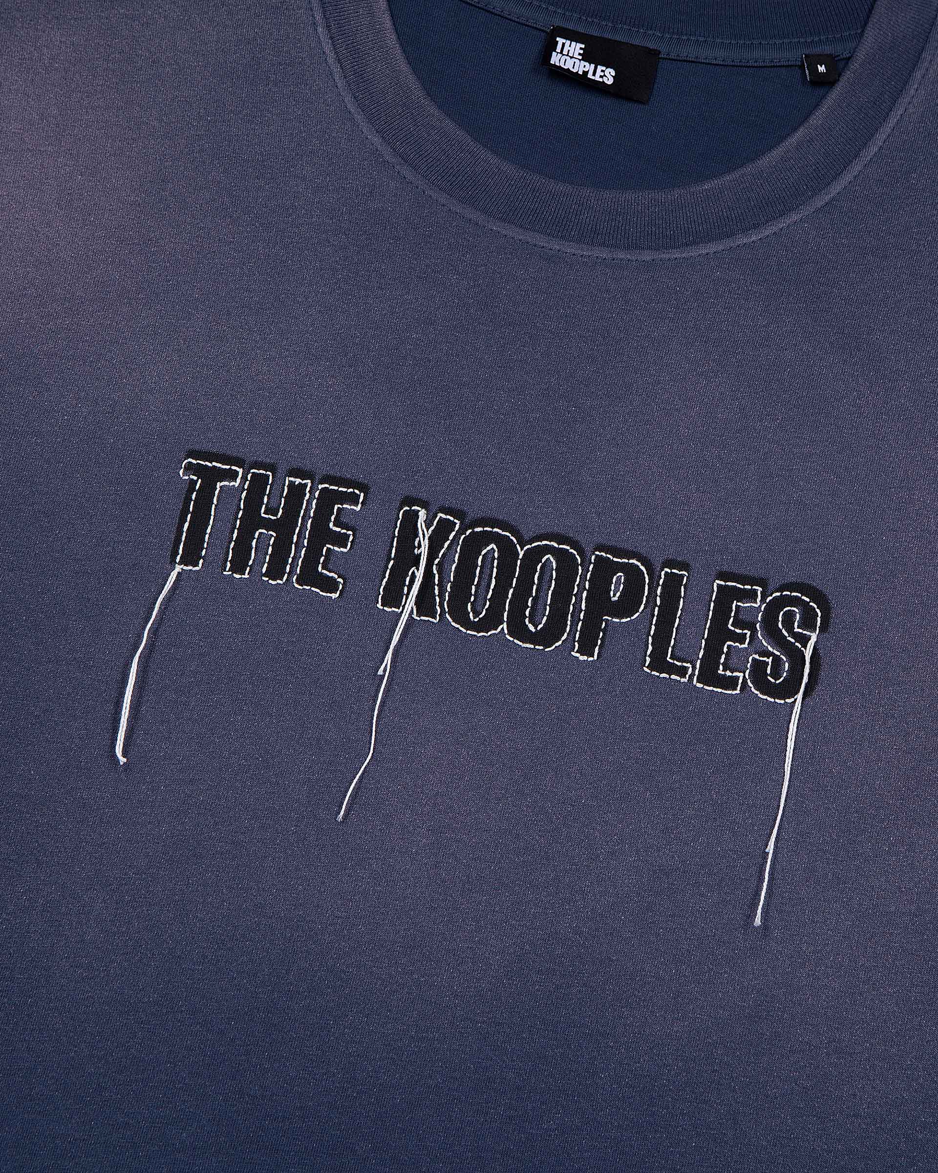 Navy Blue Faded Logo T-Shirt