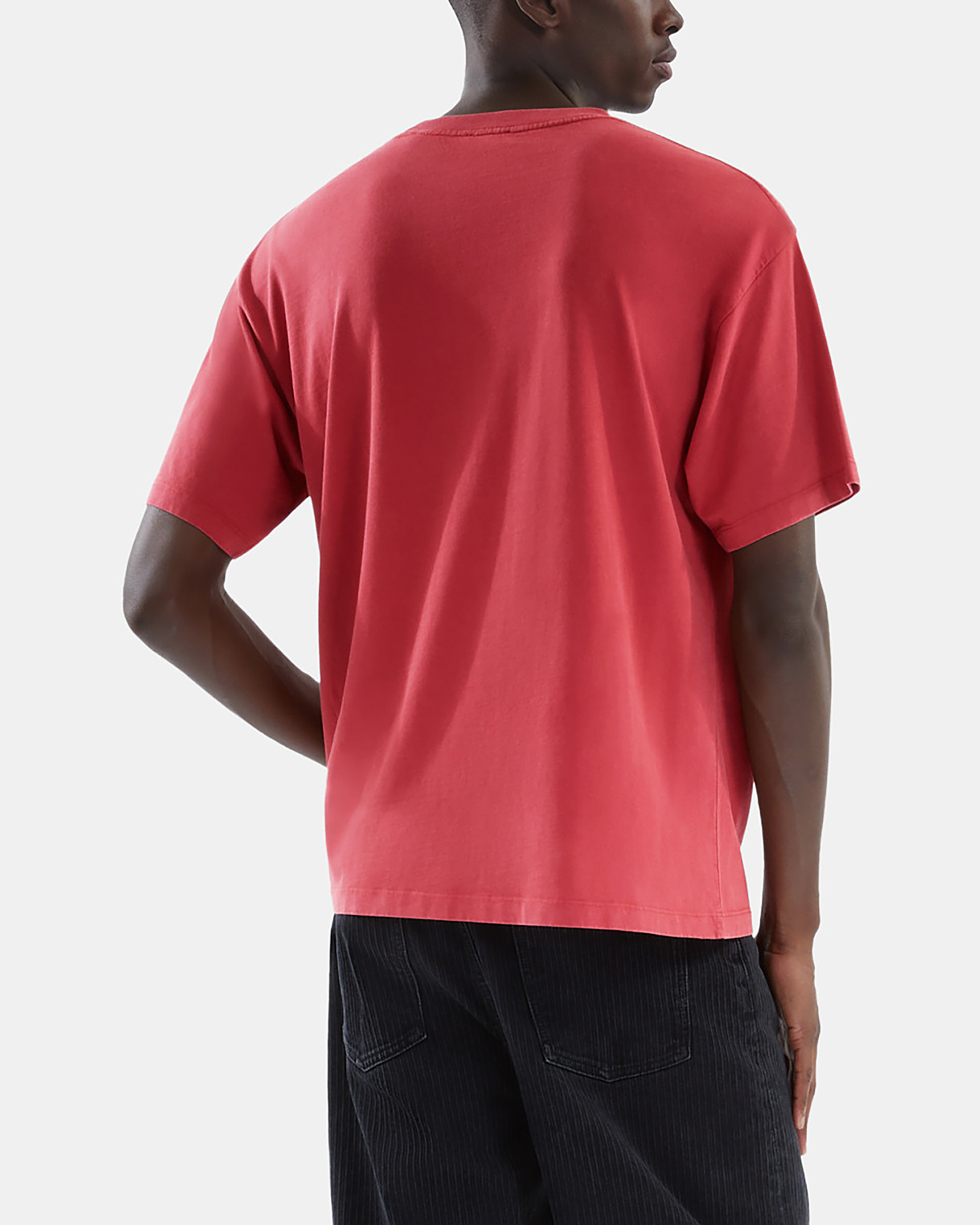 T-shirt with red screen print