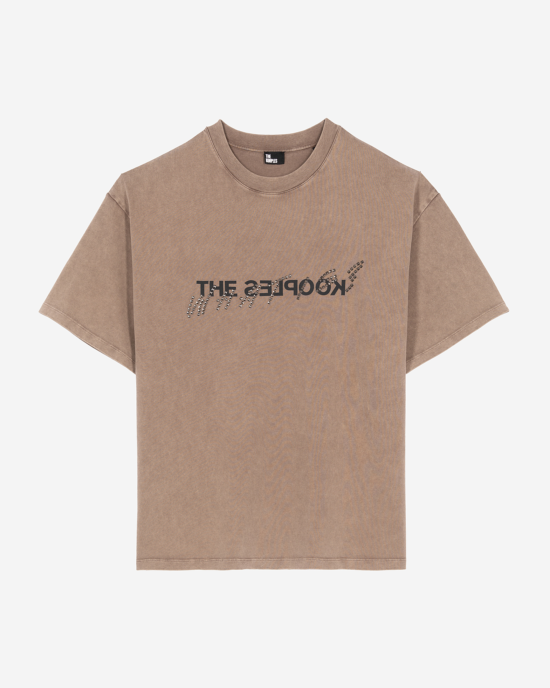 What is light brown T-shirt