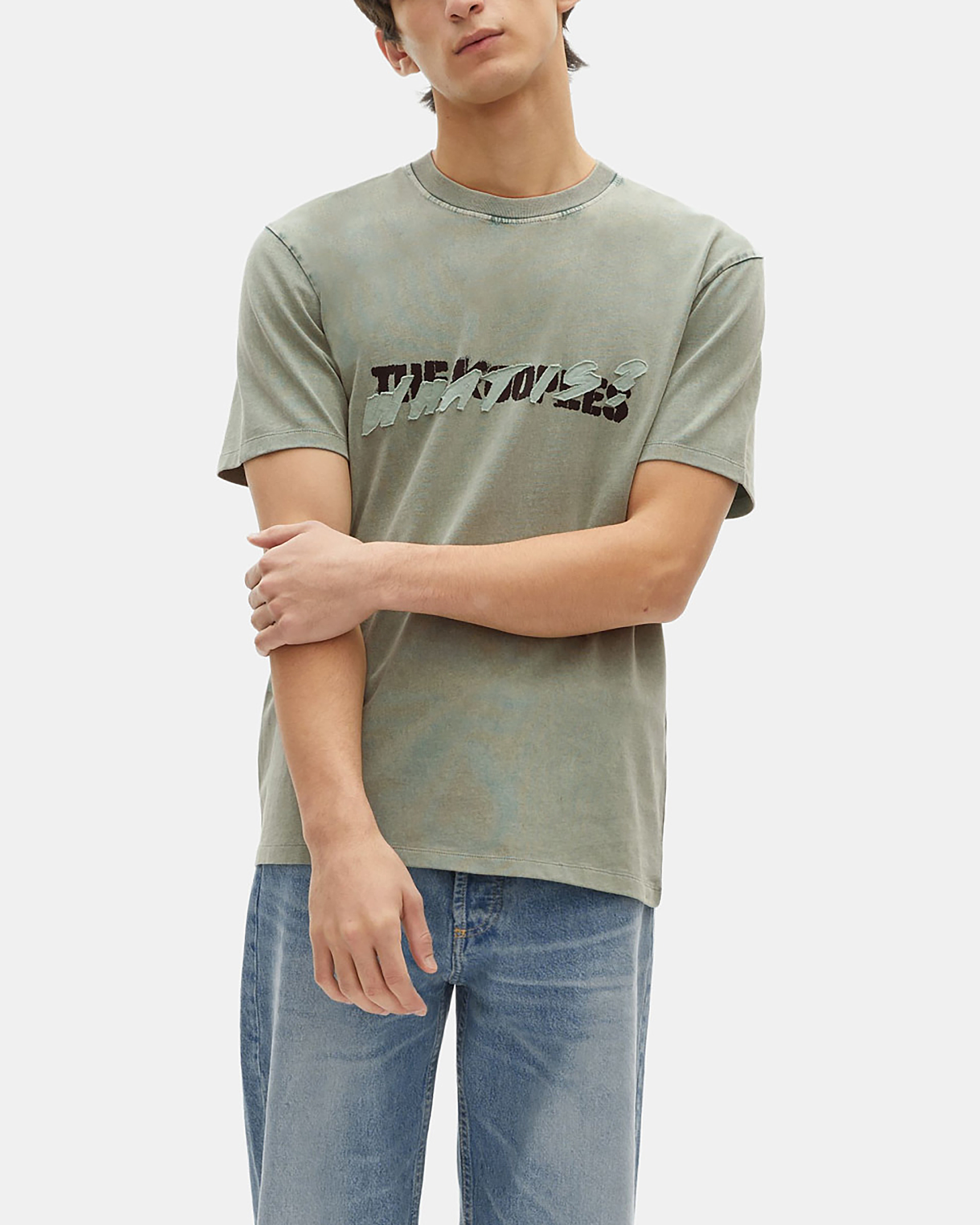 Green 'What Is' T-shirt