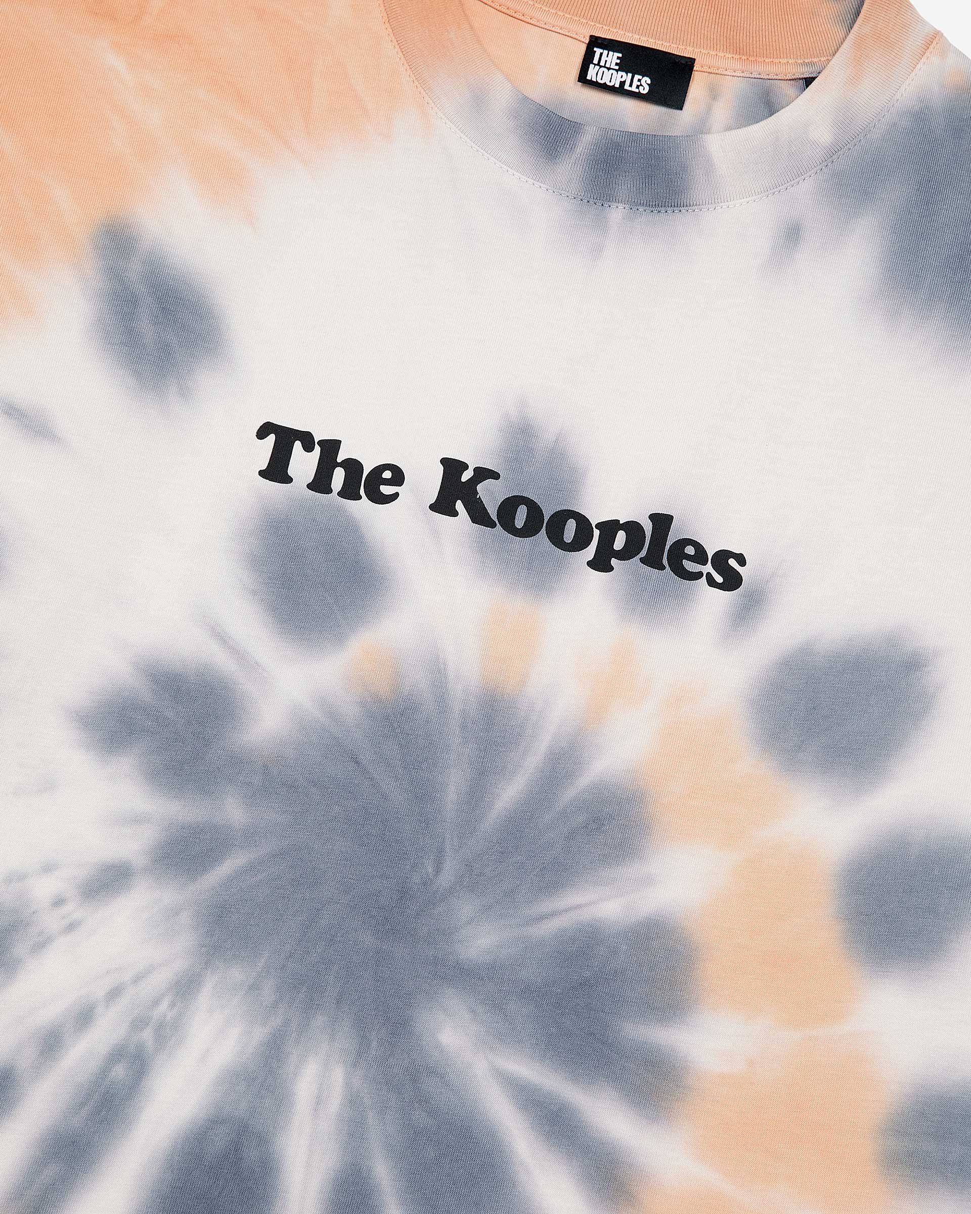 Blue tie and dye T-shirt
