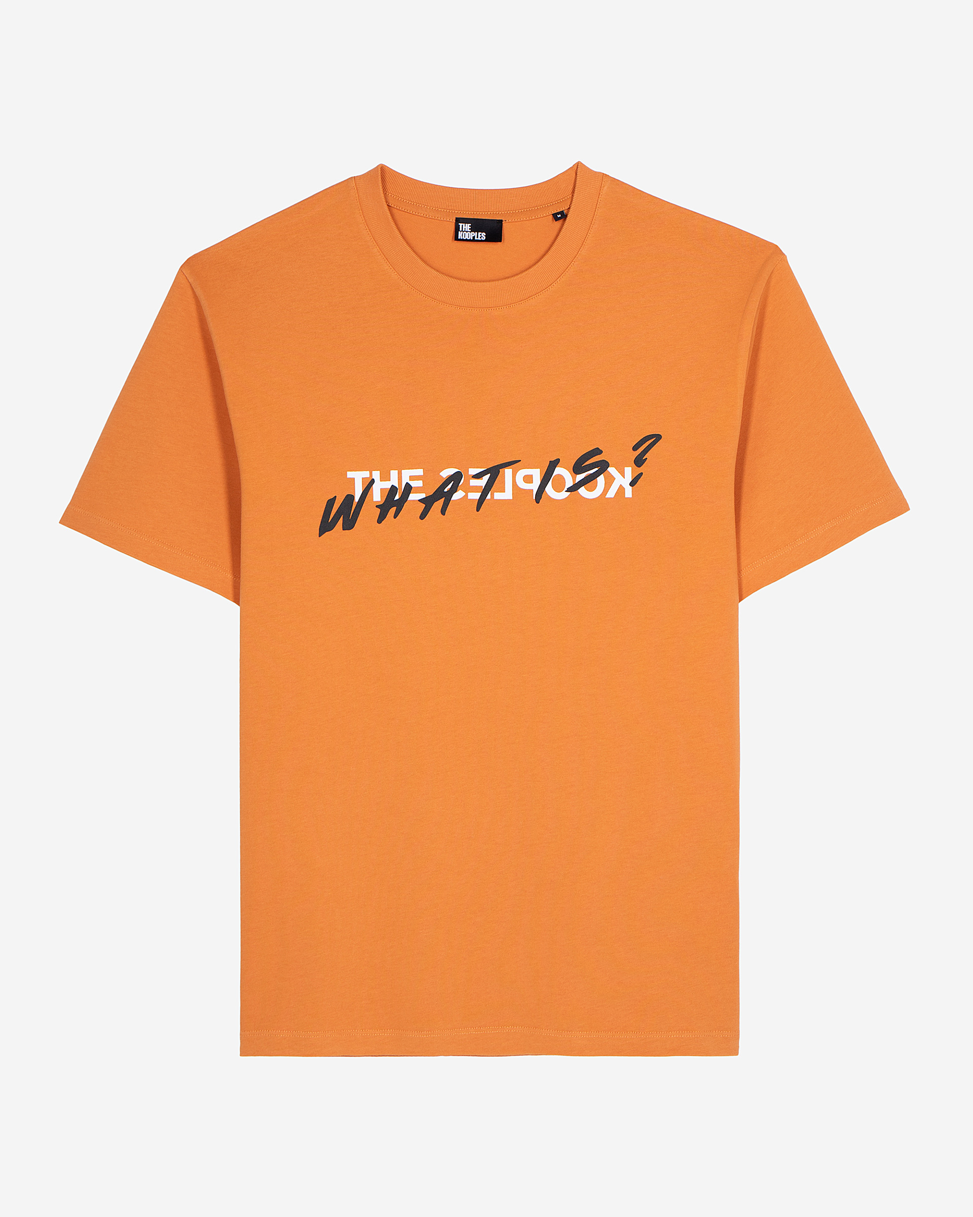 What is orange T-shirt