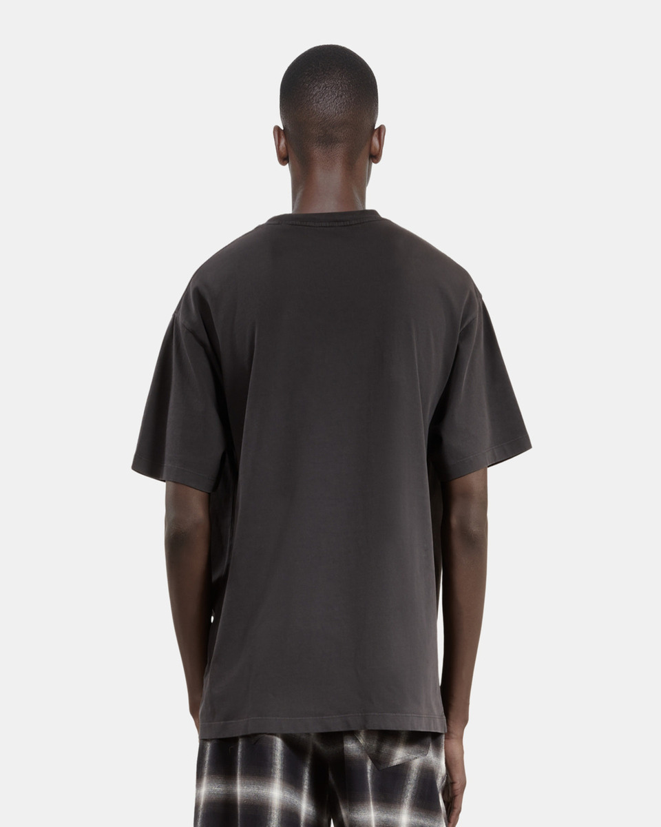 T-shirt with faded black logo