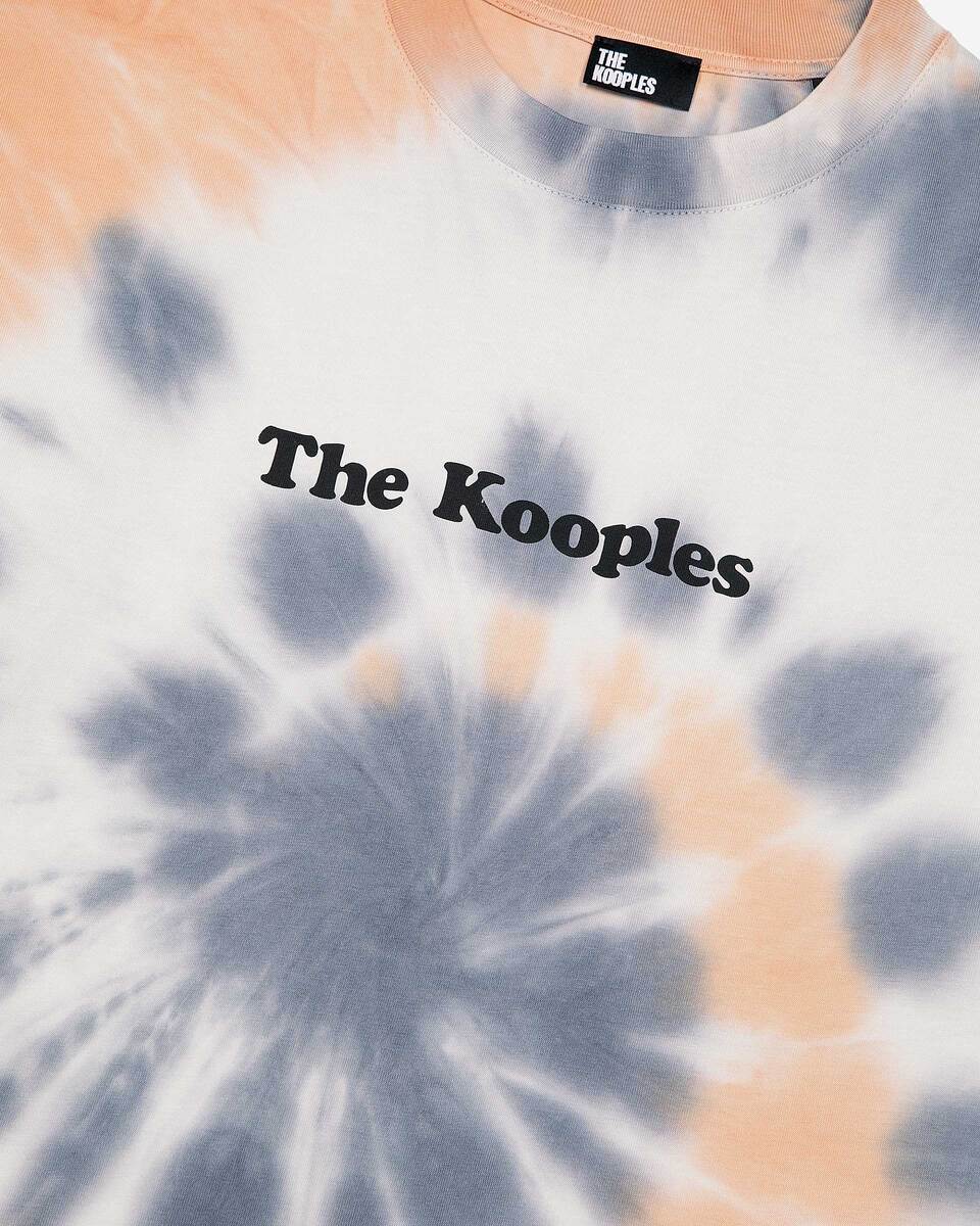 Blue tie and dye T-shirt