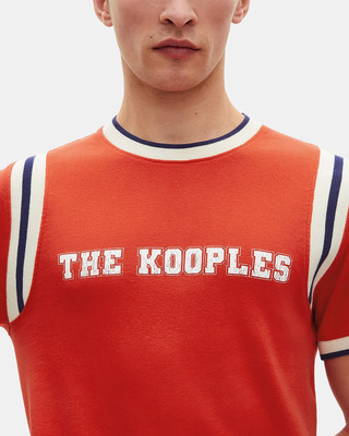 T-shirt with red logo