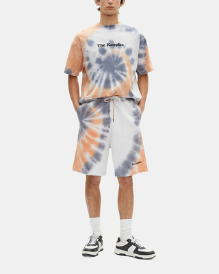 Blue tie and dye T-shirt