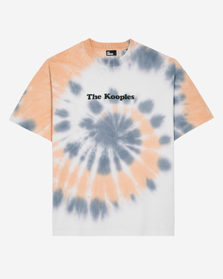 Blue tie and dye T-shirt