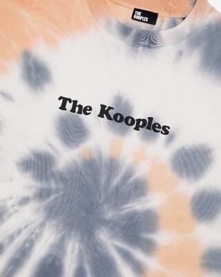 Blue tie and dye T-shirt