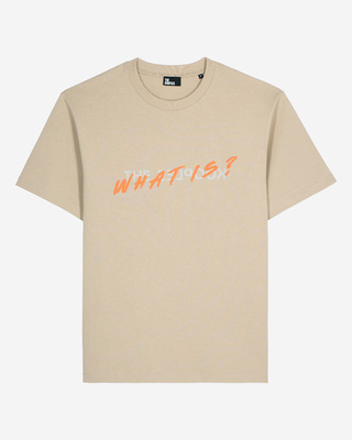 What is beige T-shirt