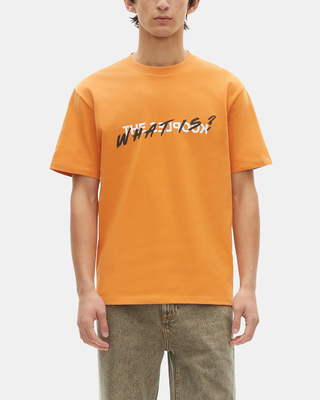 What is orange T-shirt
