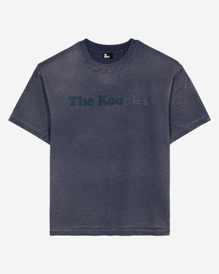 T-shirt with navy logo