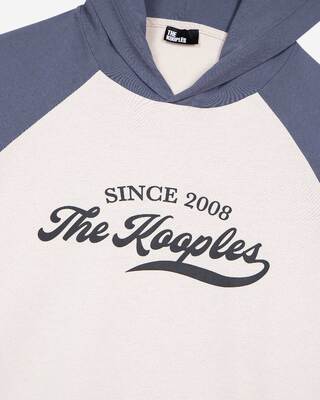 Long-sleeved T-shirt with beige logo
