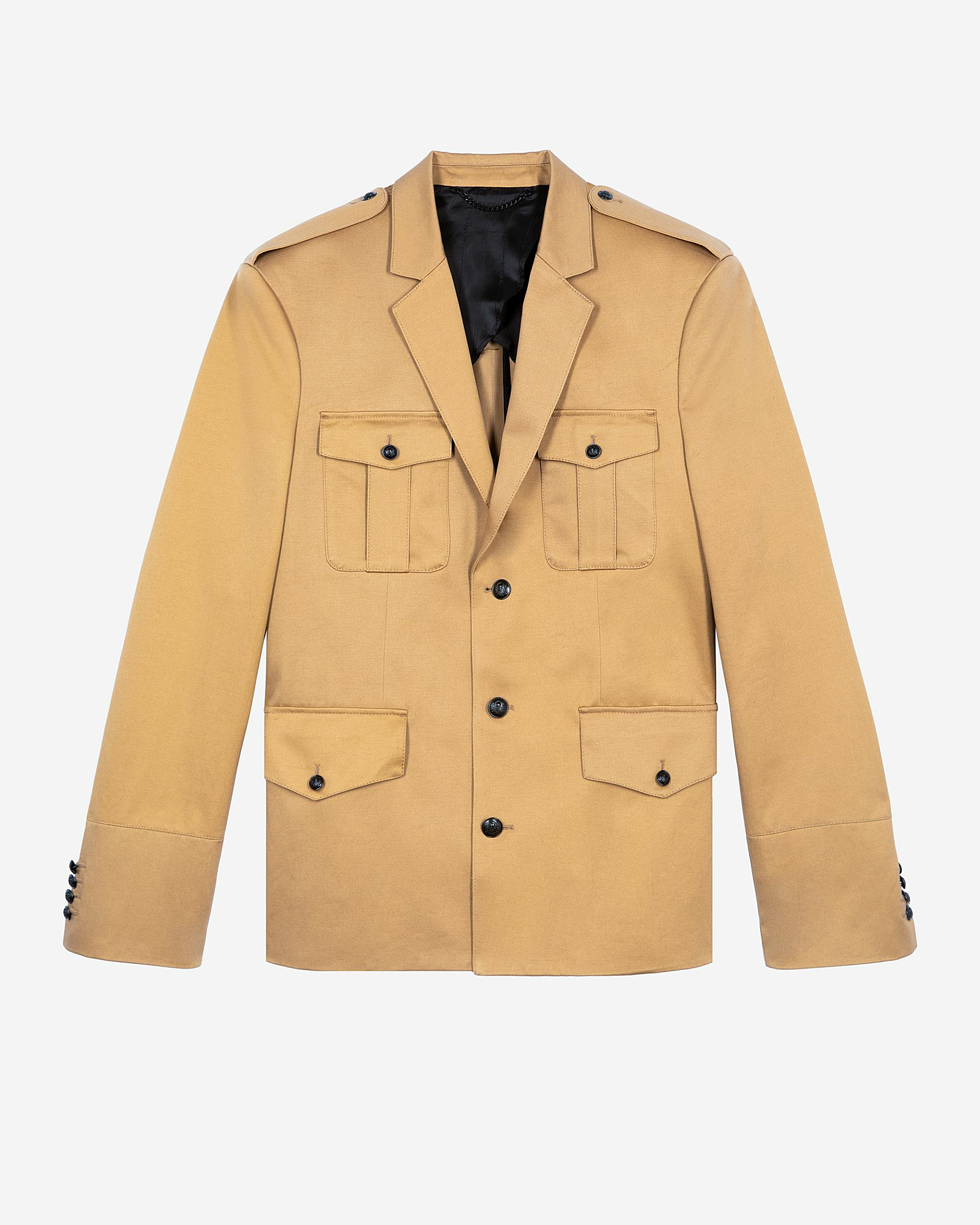 Camel cotton jacket