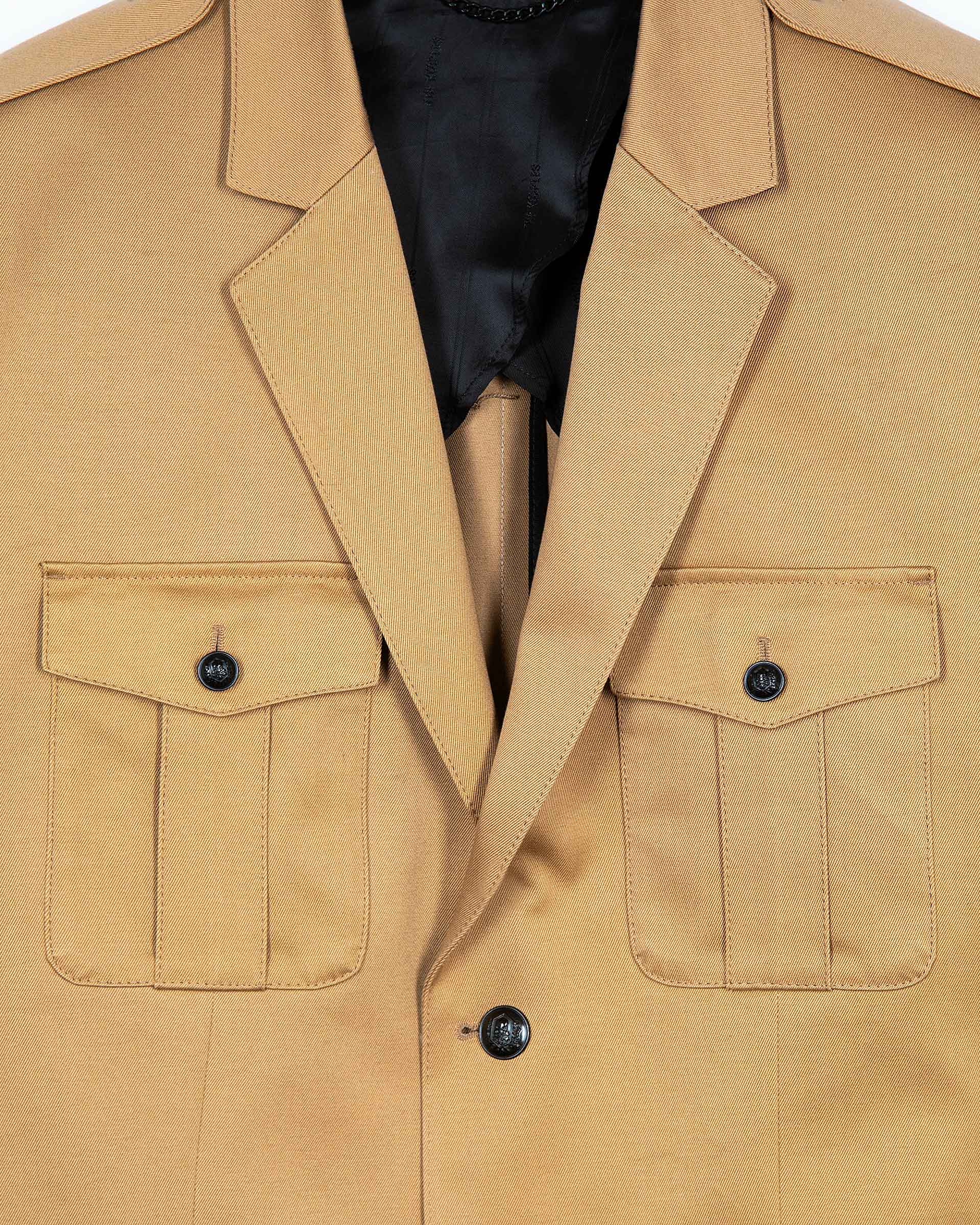 Camel cotton jacket