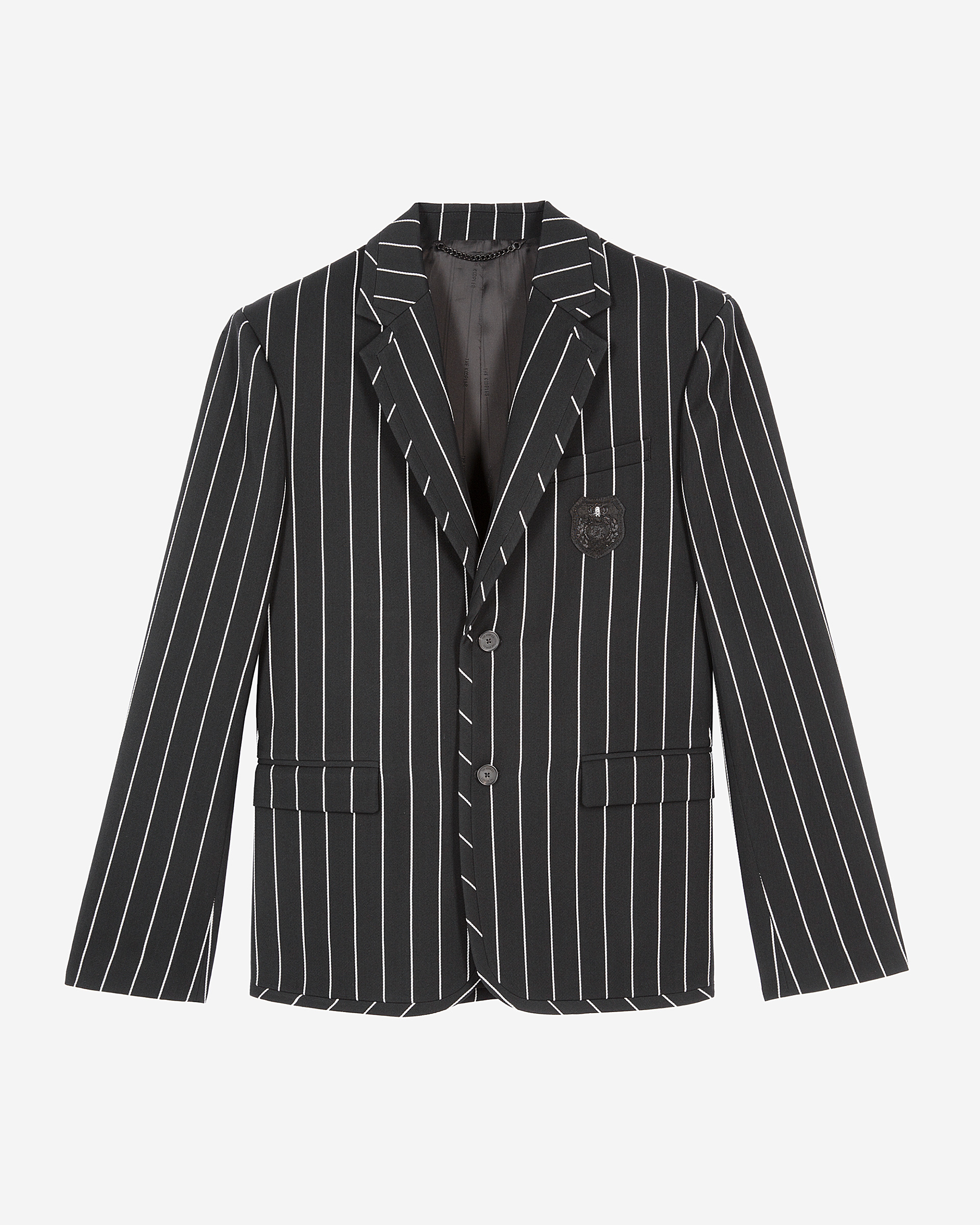 Black striped jacket