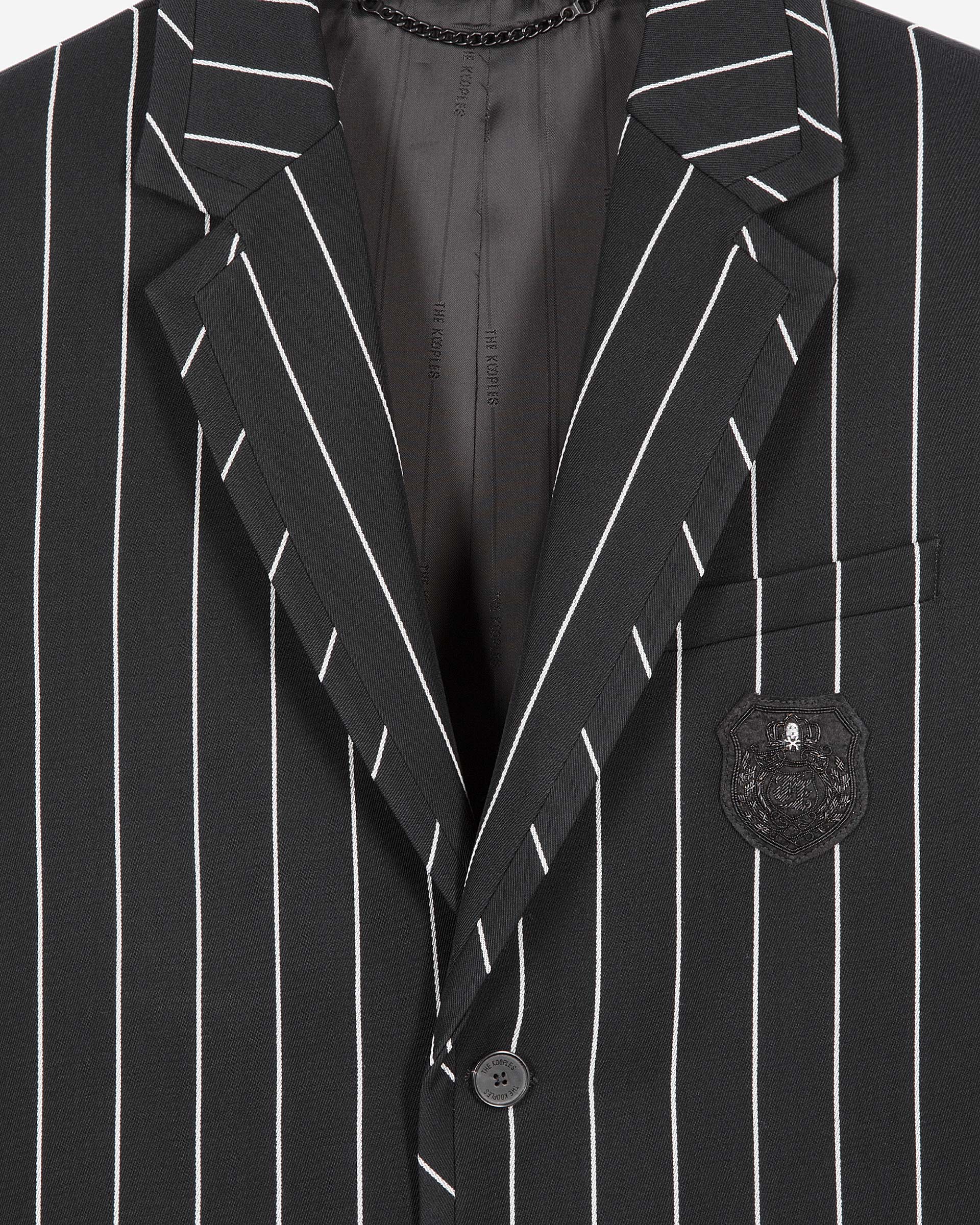 Black striped jacket