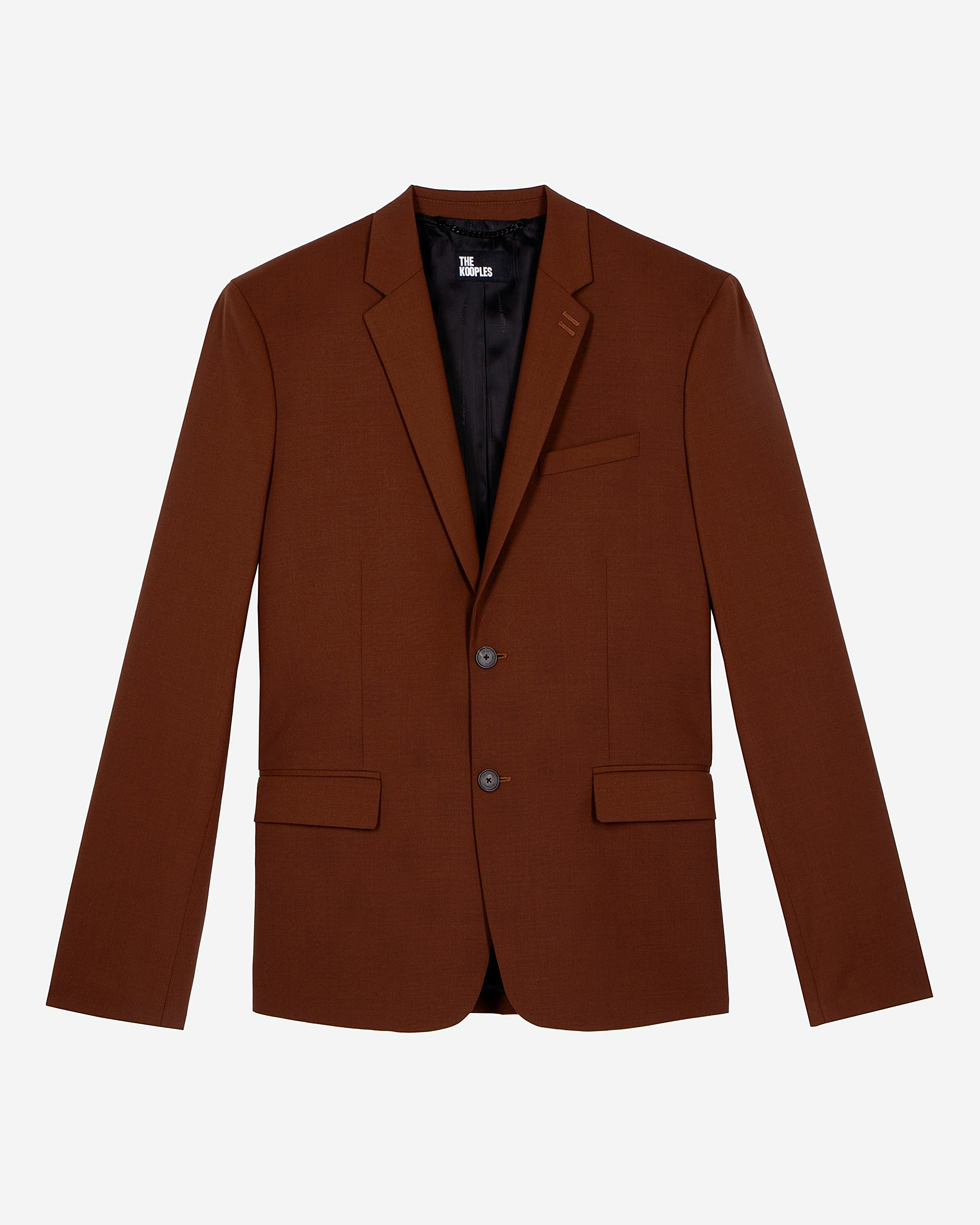 Brown suit jacket