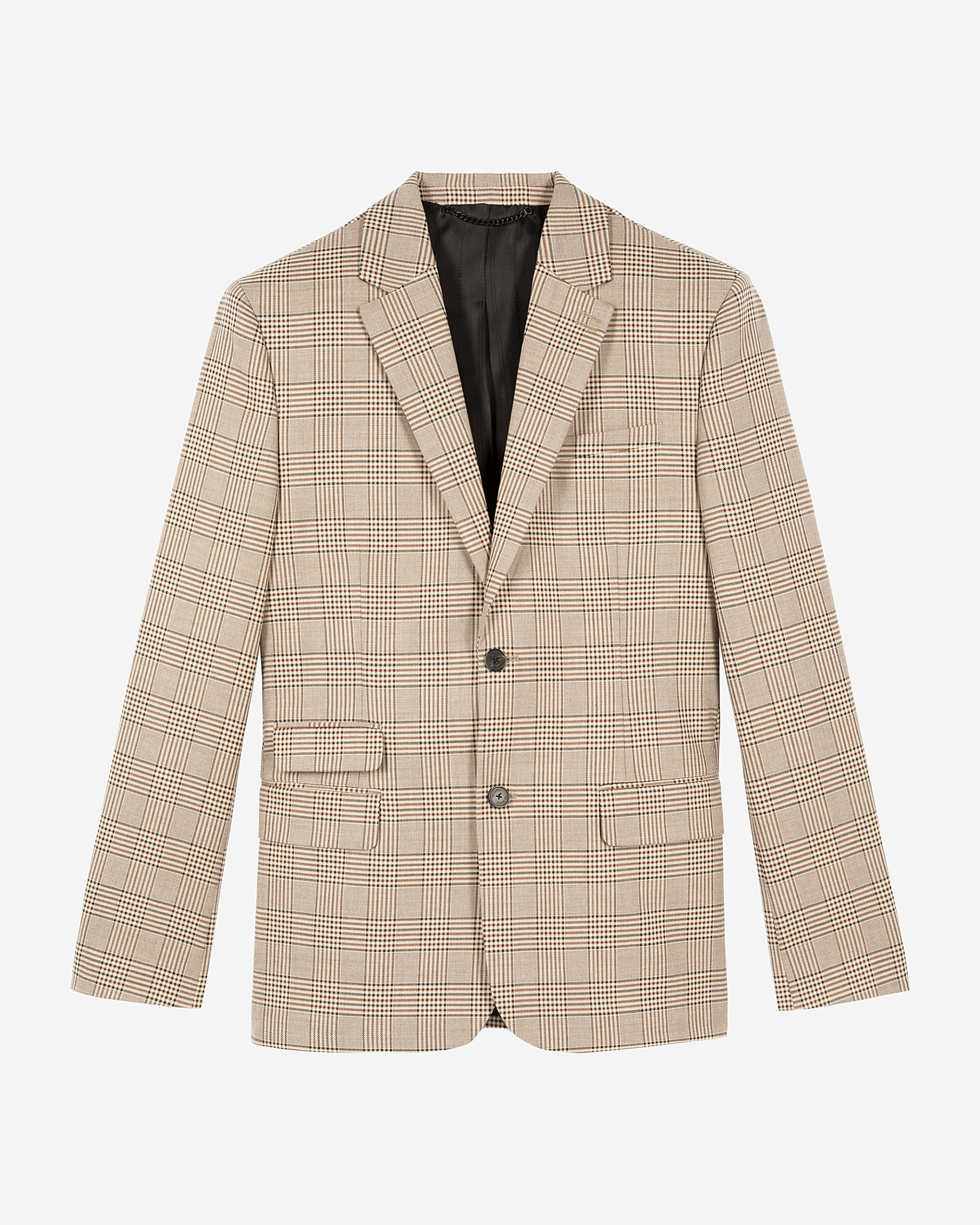 Prince of Wales beige suit jacket