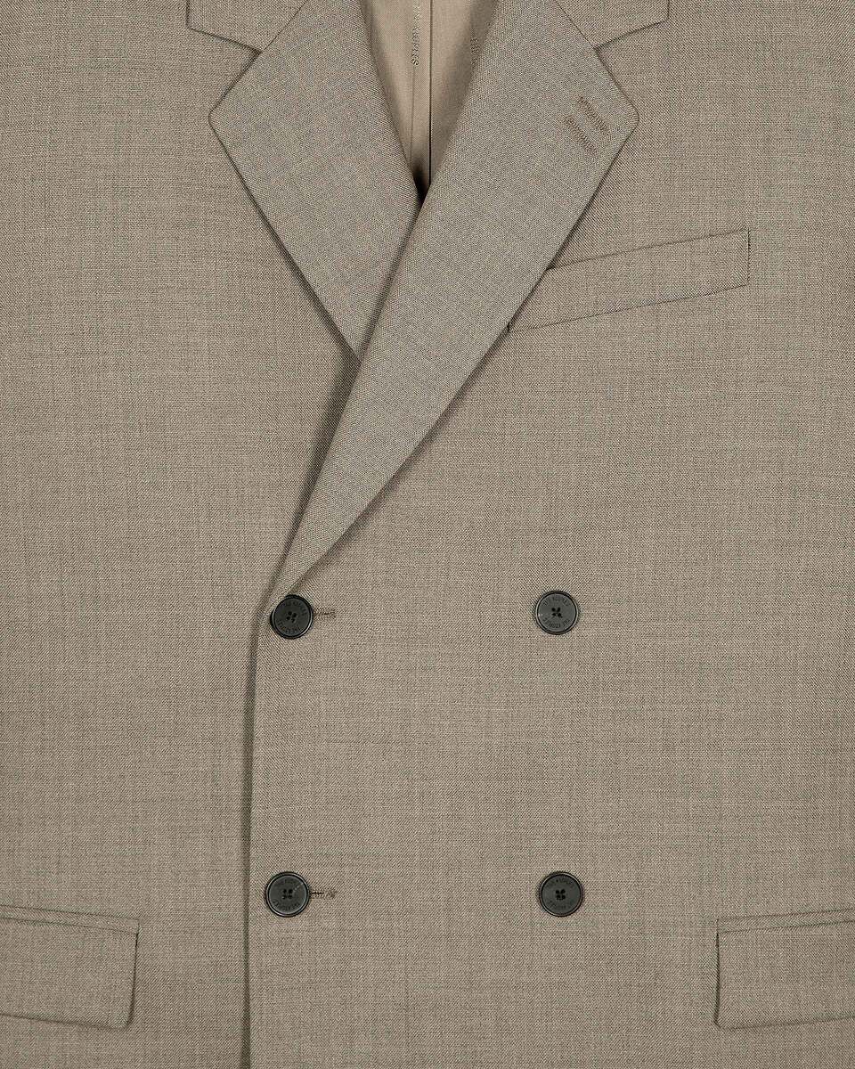 Beige wool suit jacket