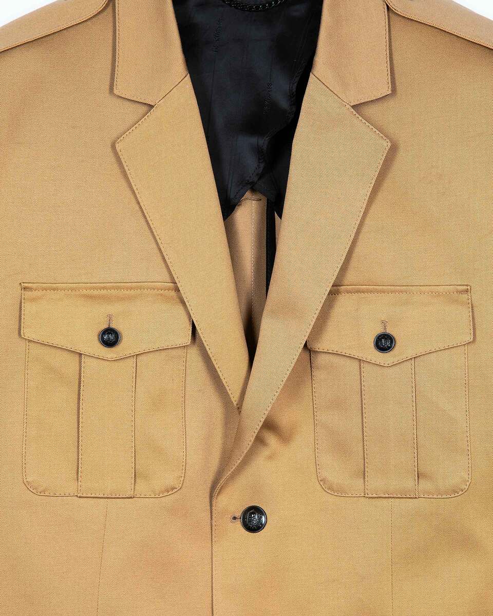 Camel cotton jacket