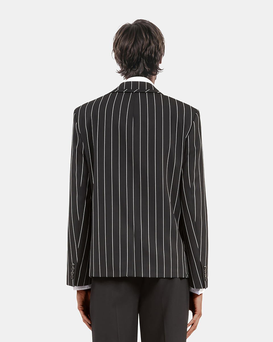Black striped jacket