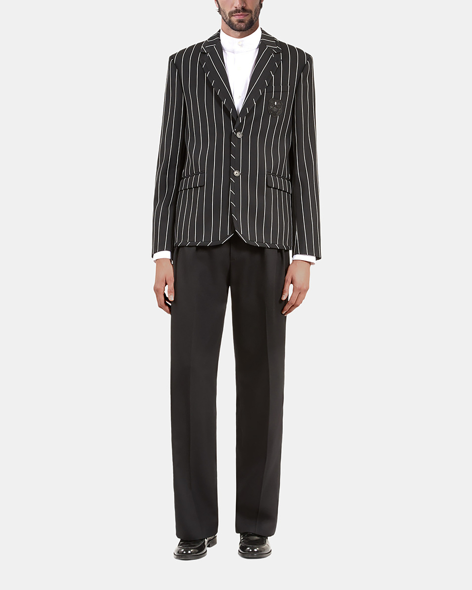 Black striped jacket