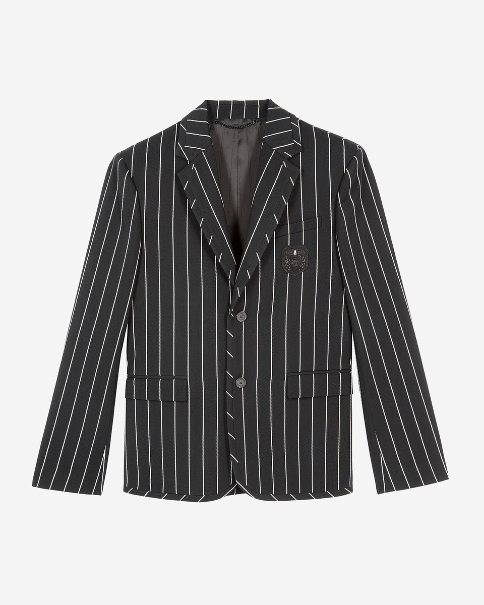 Black striped jacket