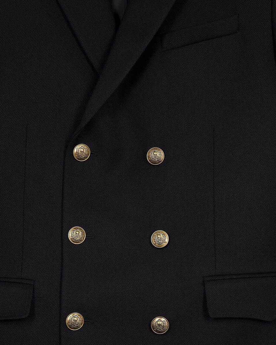 Navy blue wool jacket