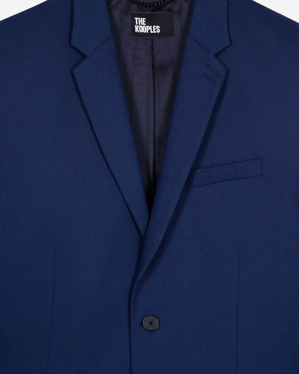 Blue suit jacket