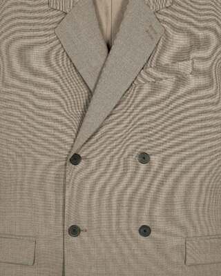 Beige wool suit jacket