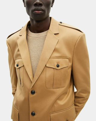 Camel cotton jacket