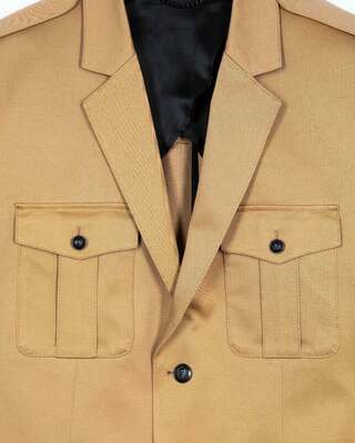 Camel cotton jacket