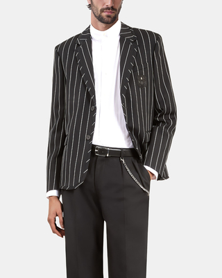 Black striped jacket