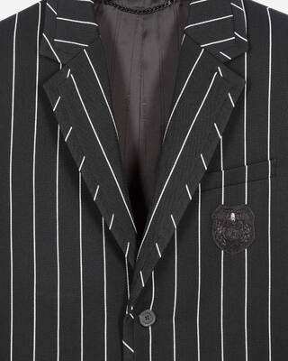 Black striped jacket