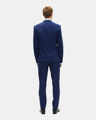 Blue suit jacket