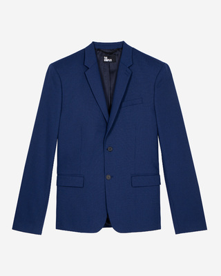 Blue suit jacket