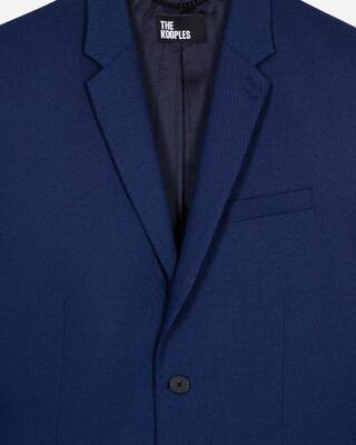 Blue suit jacket