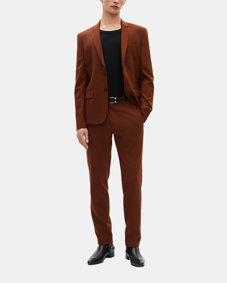 Brown suit jacket