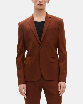 Brown suit jacket