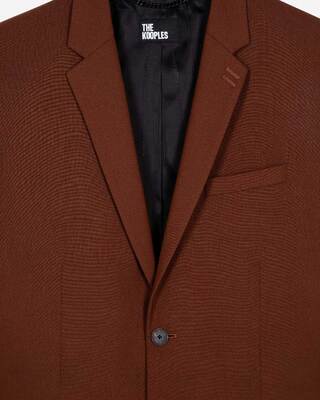 Brown suit jacket