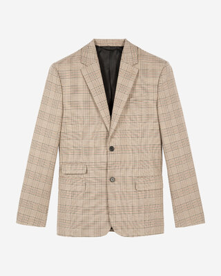 Prince of Wales beige suit jacket