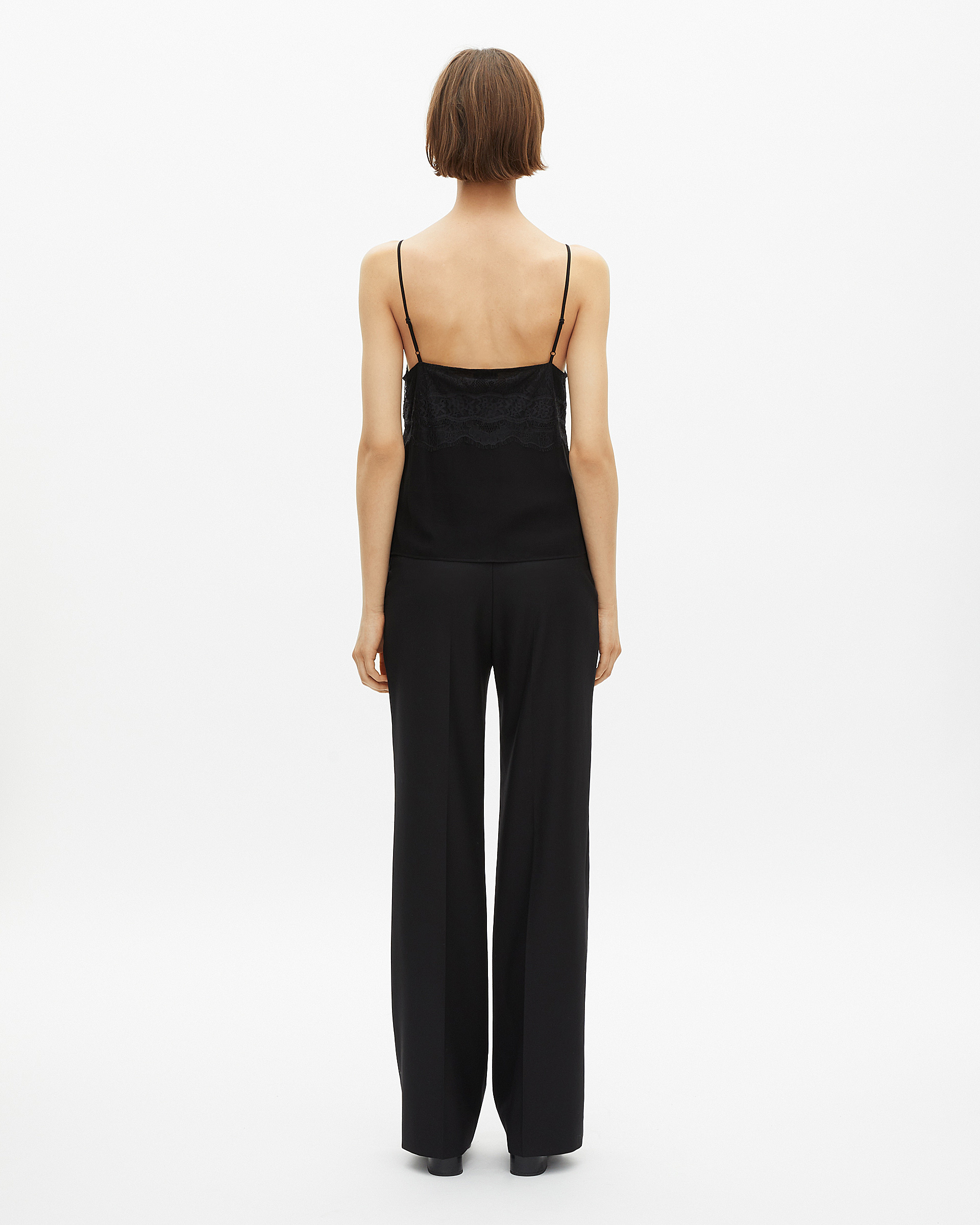 Black lace camisole