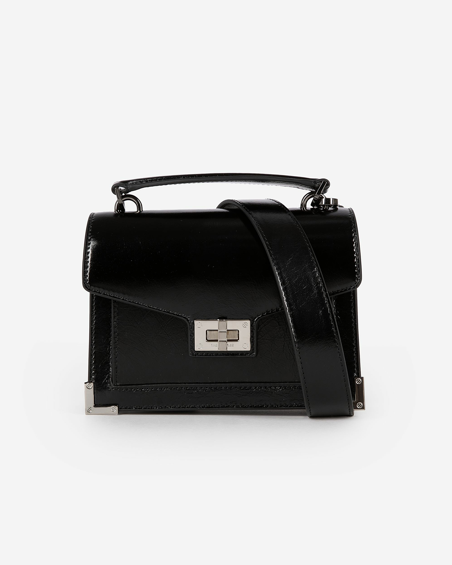 Emily small bag in black leather
