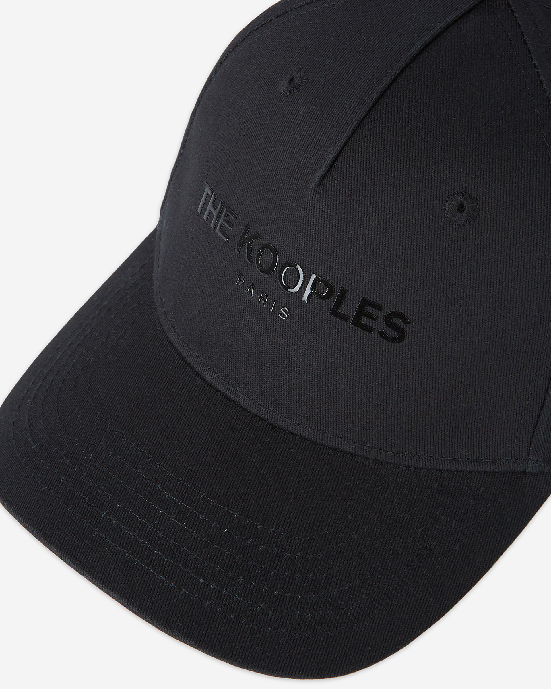 Logo black cap