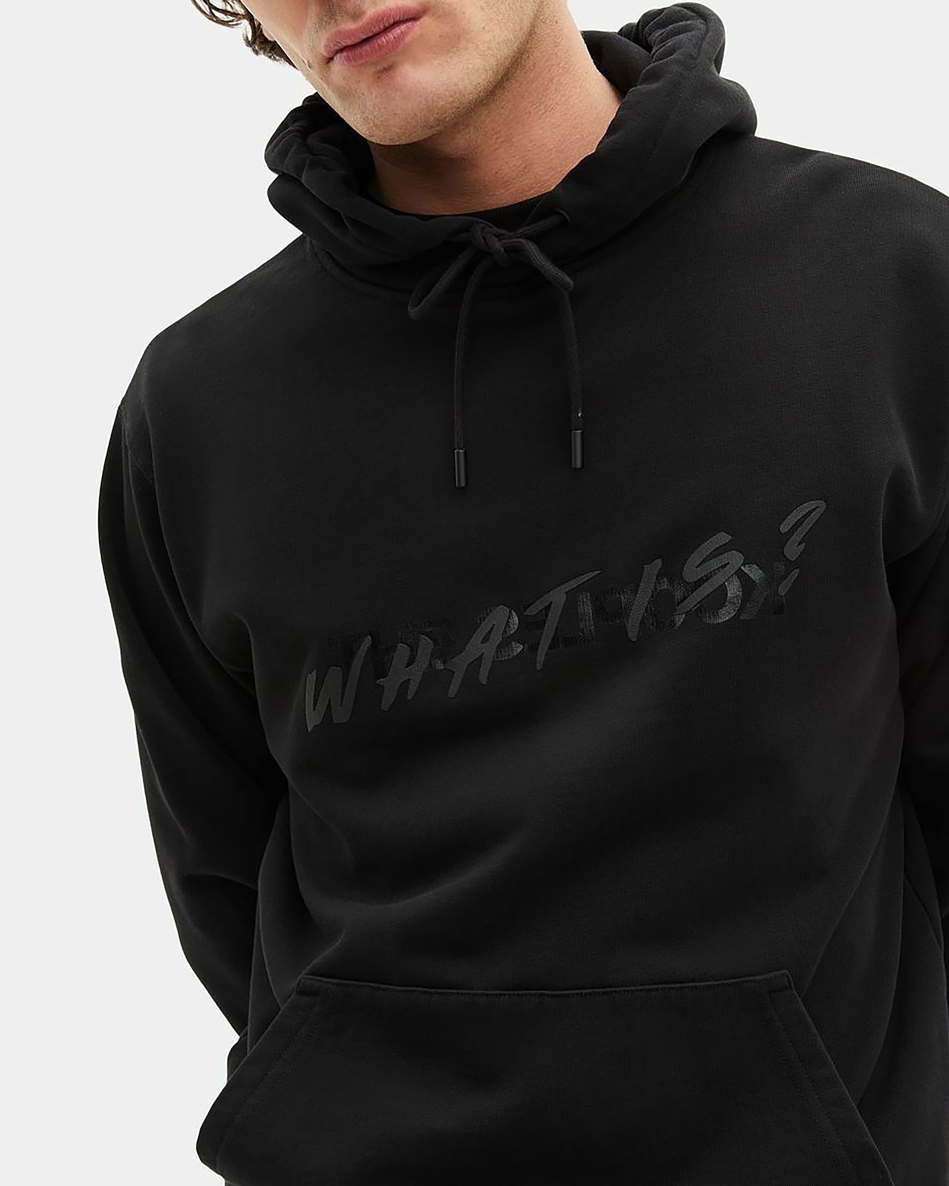 Black 'What Is' Hoodie