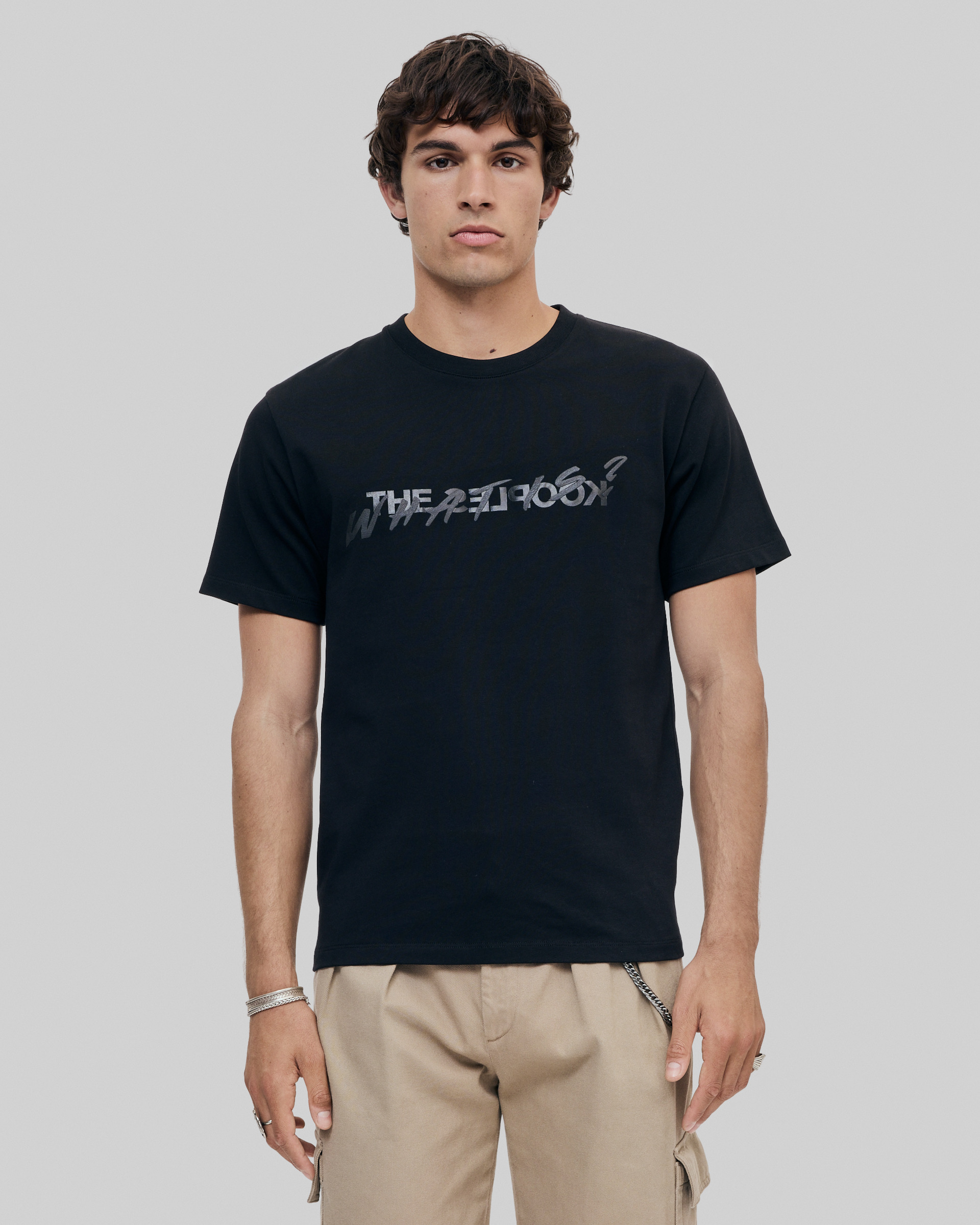 Black 'What Is' T-shirt