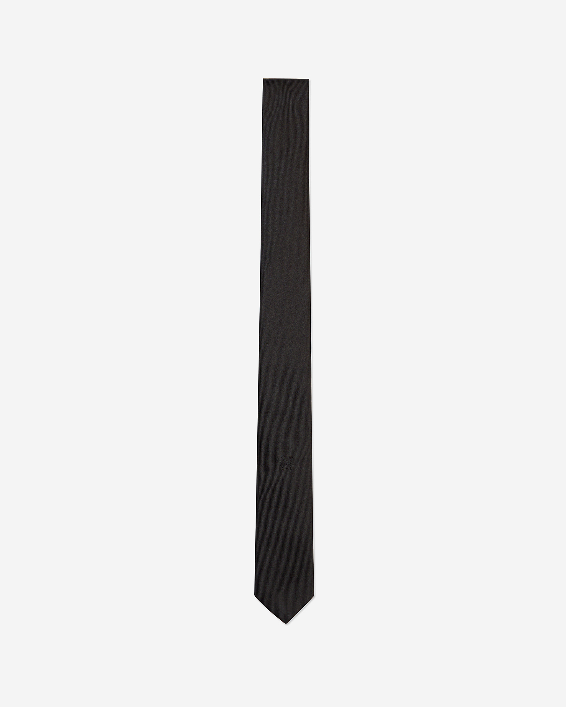Black silk tie