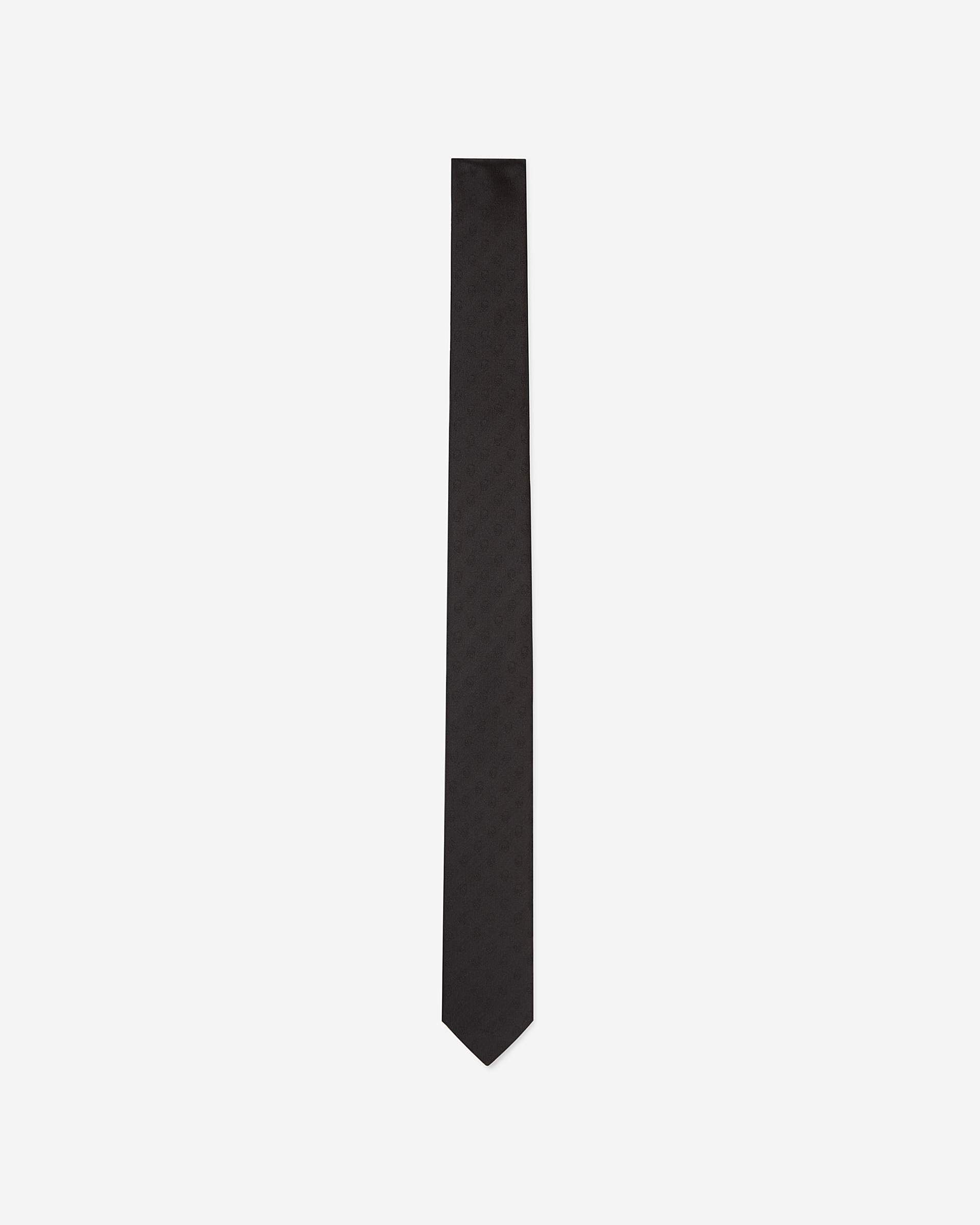 Black silk tie