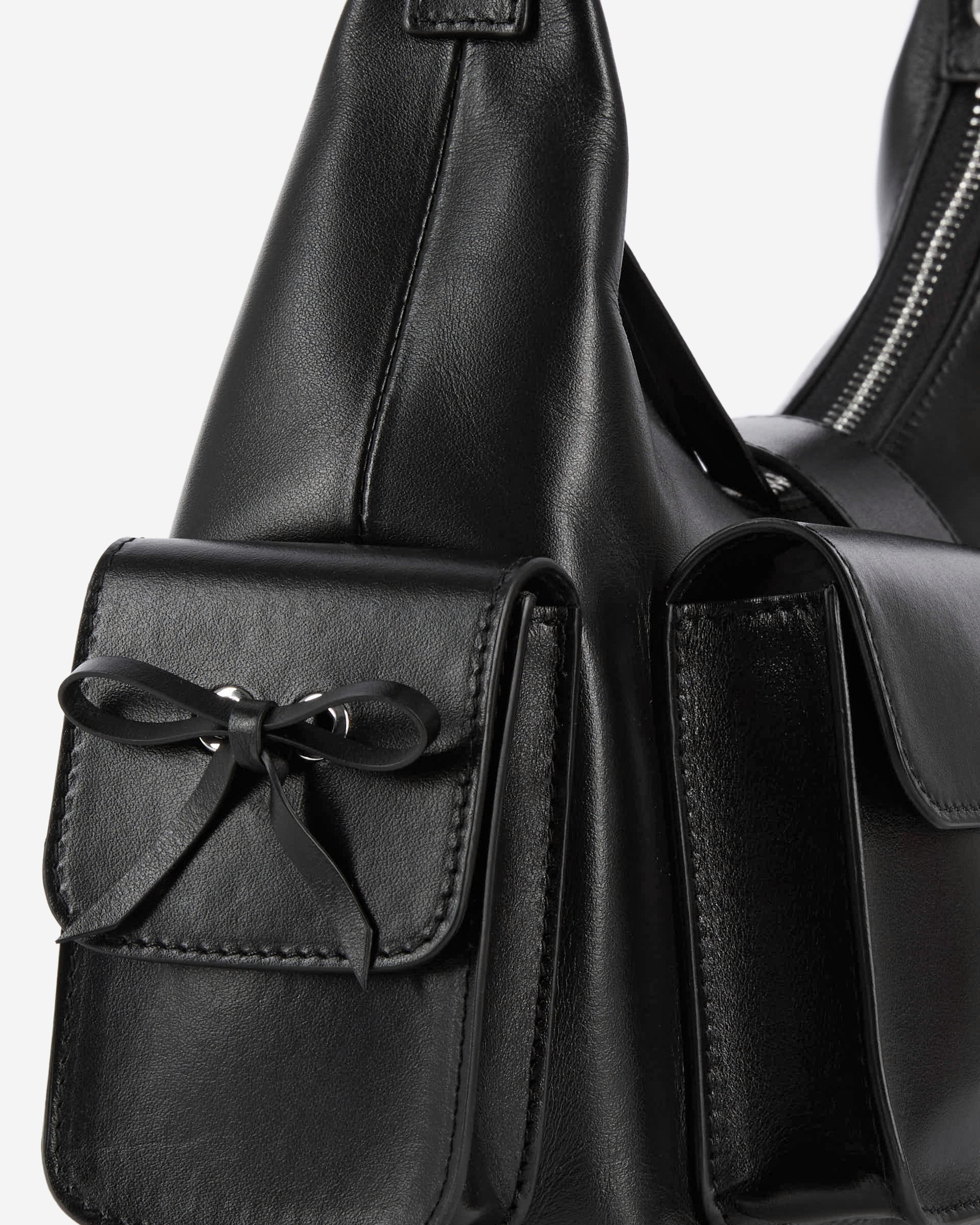 Amelia bag in smooth black leather