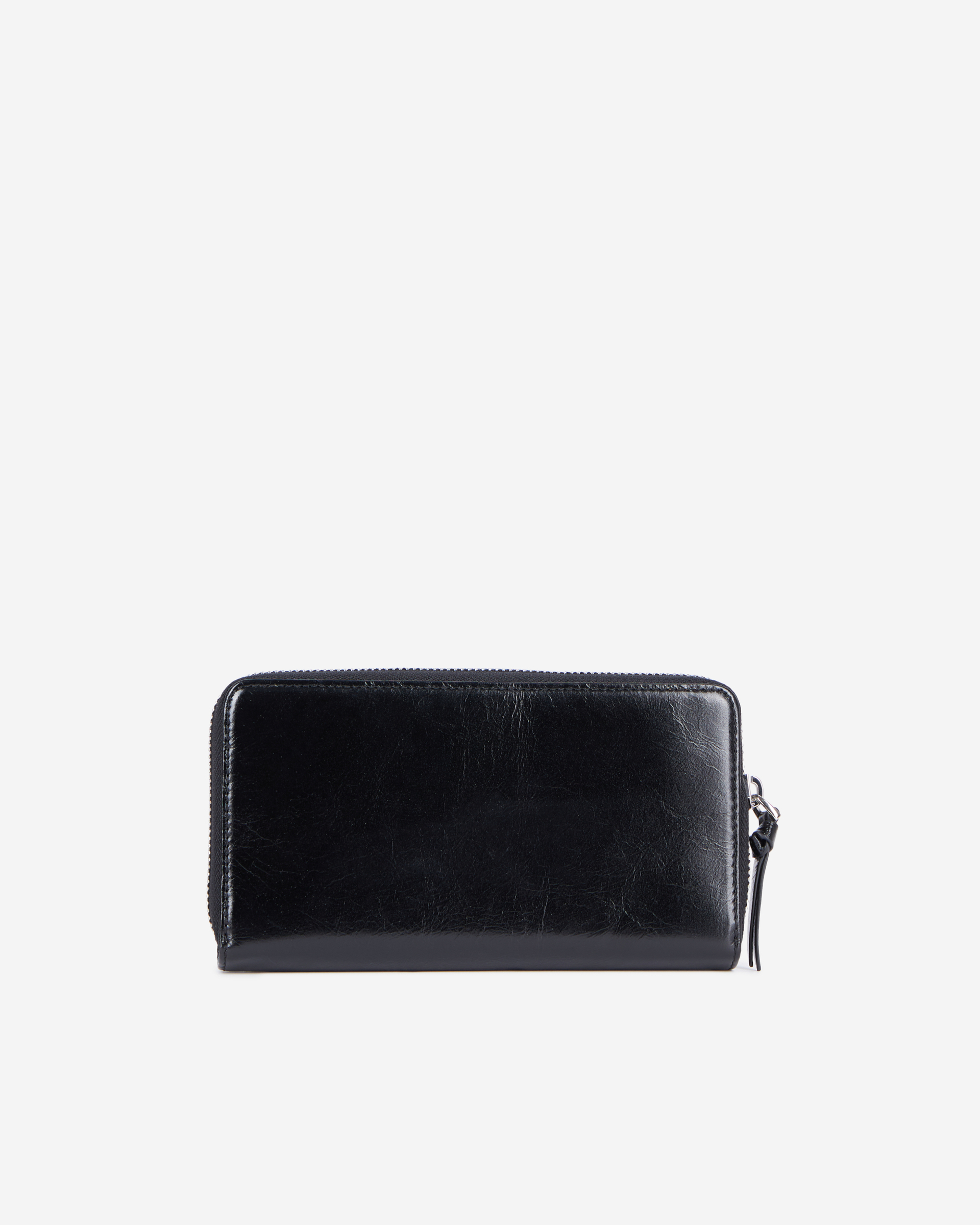 Amelia black leather wallet
